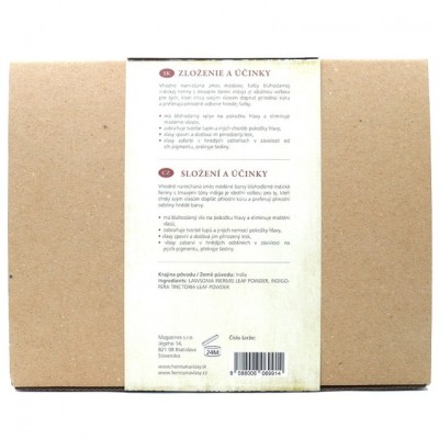 HENNA & INDIGO 1kg - hnědá barva na vlasy