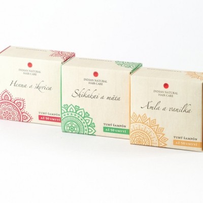 TRIO TUHÝCH ŠAMPONŮ 3x 60g